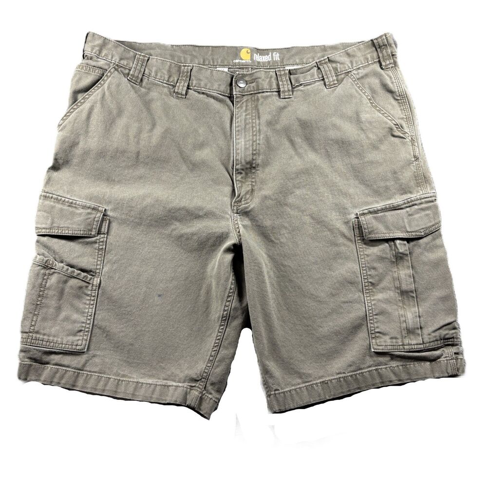 Carhartt Men Shorts Relaxed Fit Cargo Rugged Flex Work 103542 217 Green 44 P156